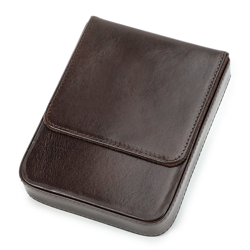 Handmade Leather Fountain Pen Case Organizer Holder