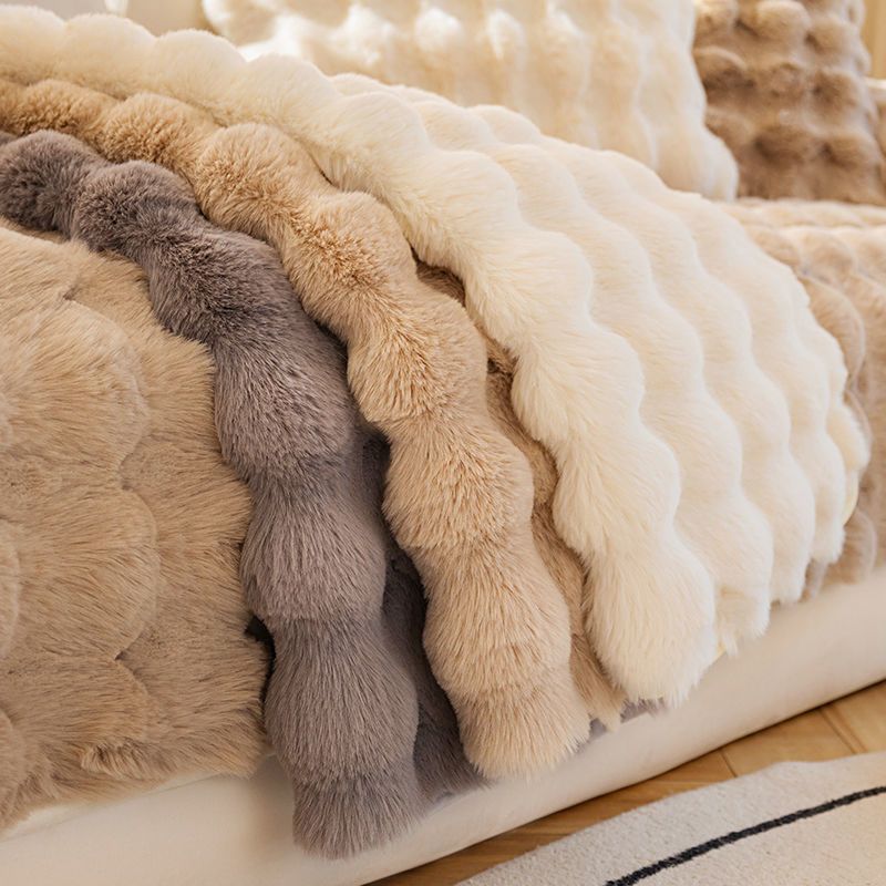 CloudSoft Plush Fabric Non-Slip Sofa Cover