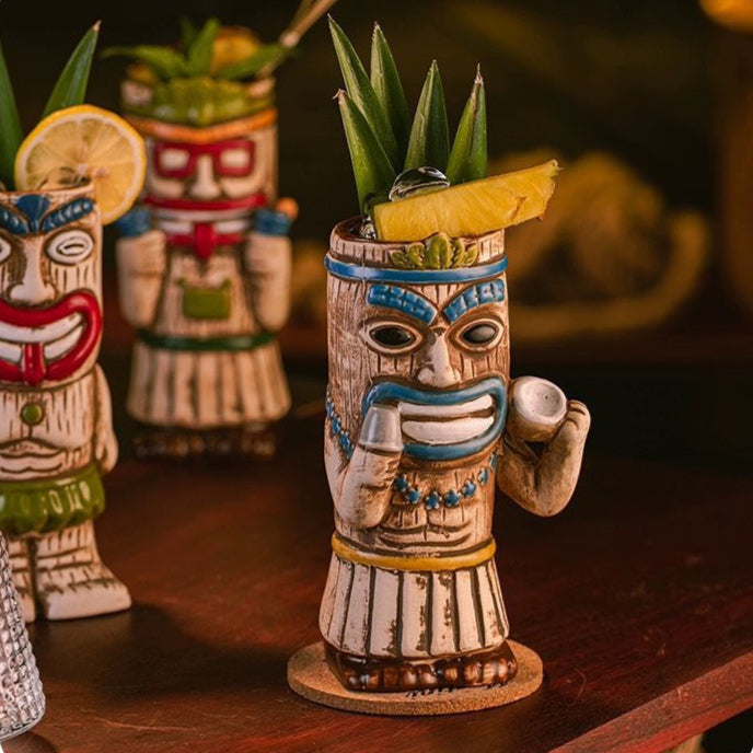 Hawaiian Exotic Tiki Cocktail Mug