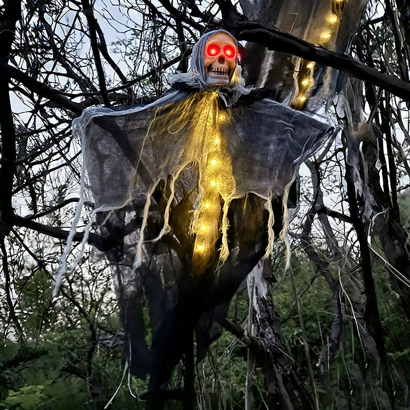 Halloween Luminous Outdoor Courtyard Skull Hanging Ghost