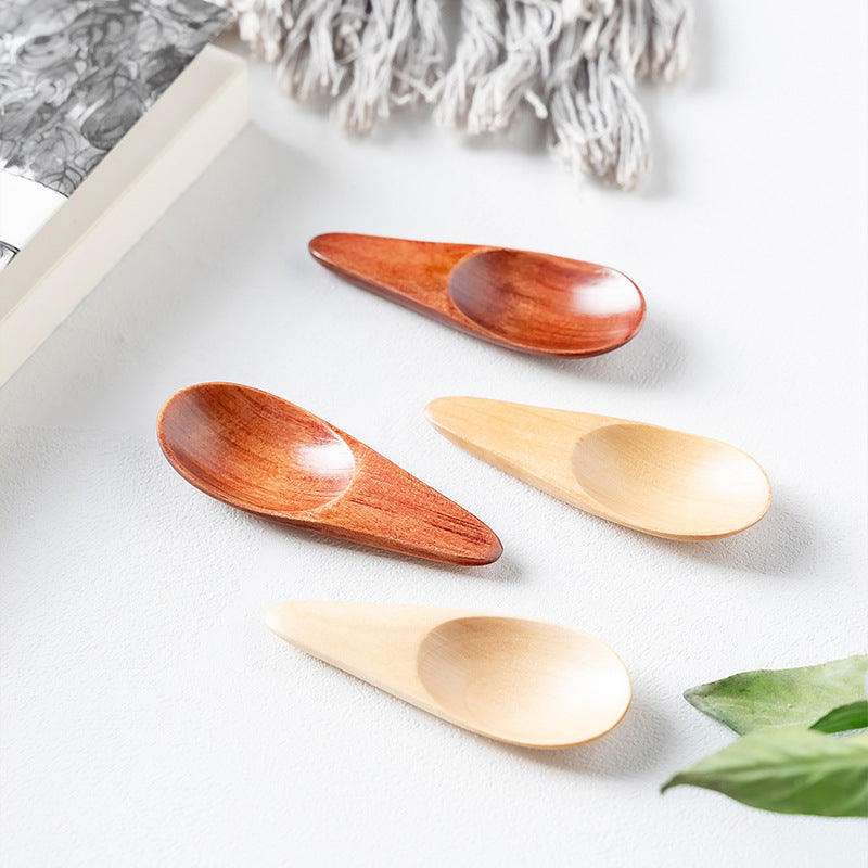 Wood Sugar Condiment Scoop Mini Tea Spoon