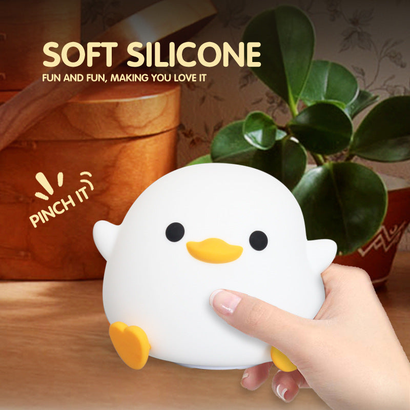 Small Duck Animal Bedside Sleeping Sensor Night Light