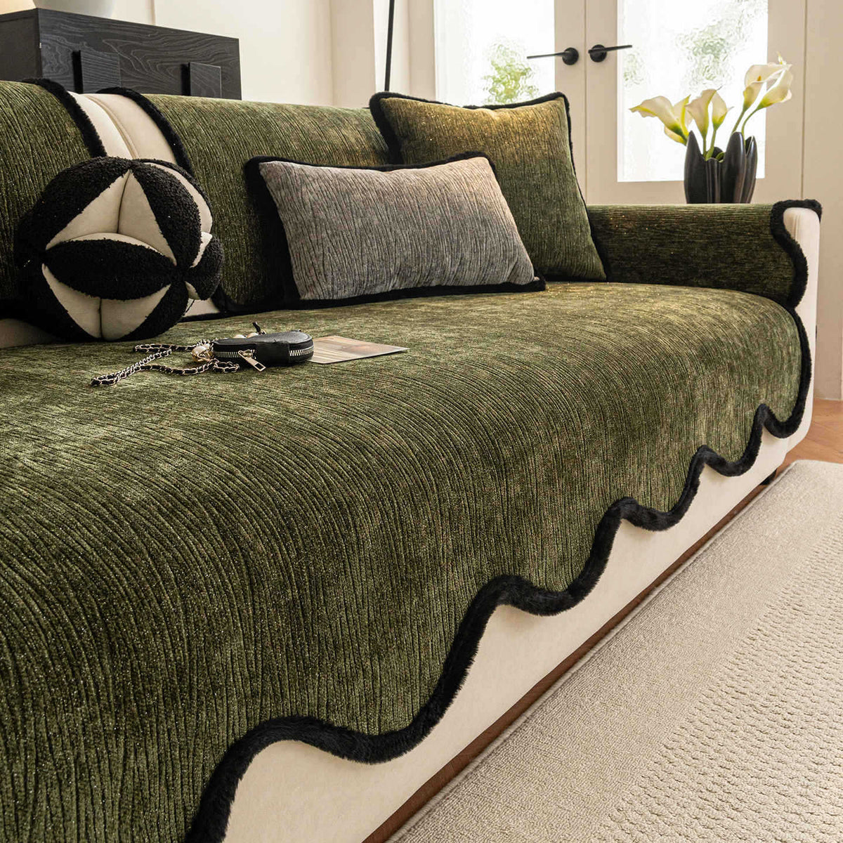 Bohemian Sofa Cushion Couch Cover Living Room