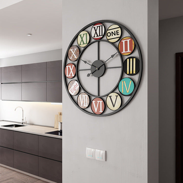 Roman Numeric Large Silent Wall Clock