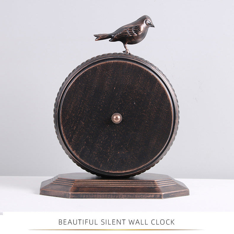 8-Inch Retro Mantel Clock Table Desk Clock