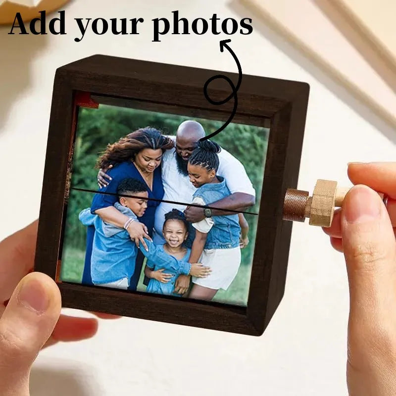 Personalized Photo Flip Book Frame with Light