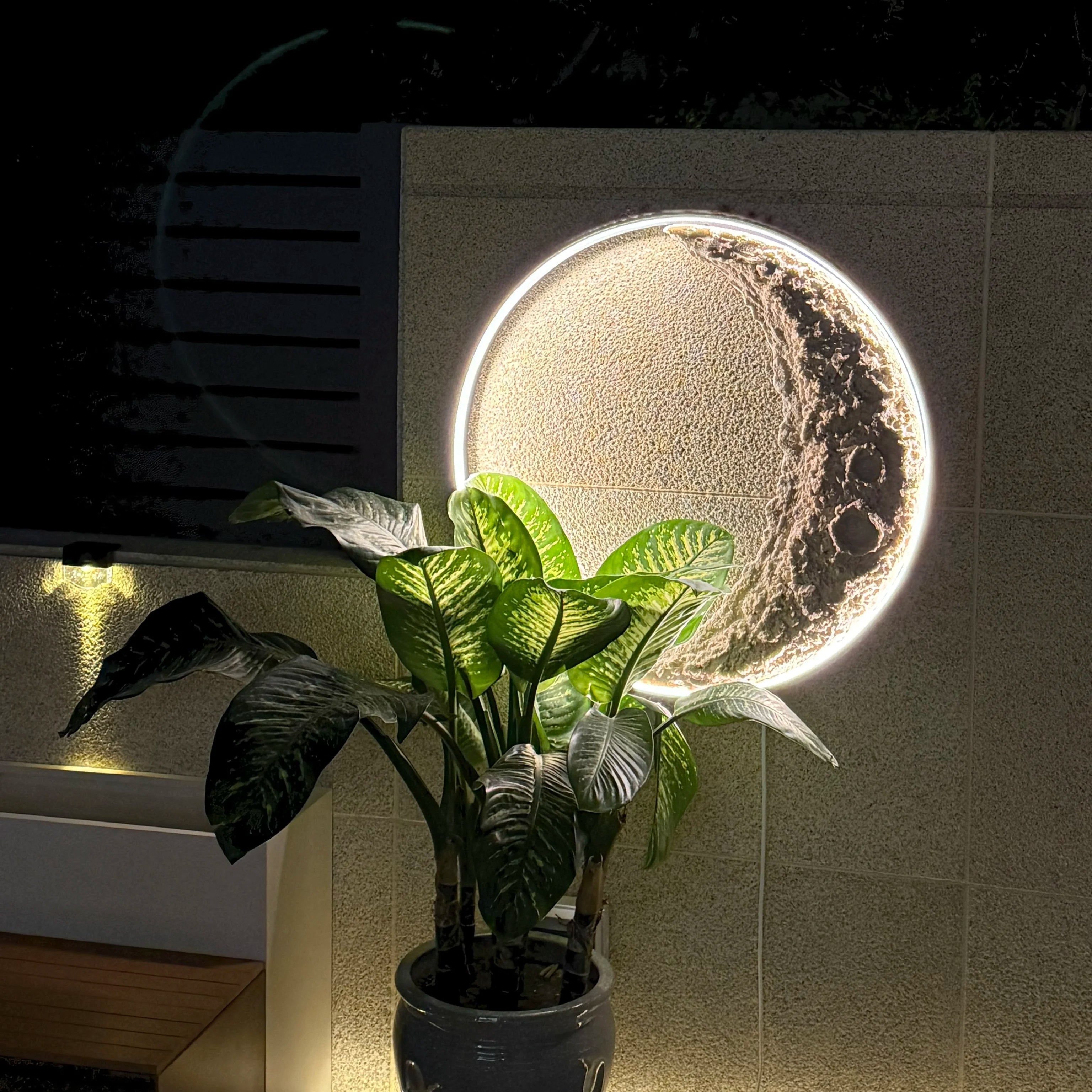 Modern Moonscape LED Wall Mounted Corridor Light