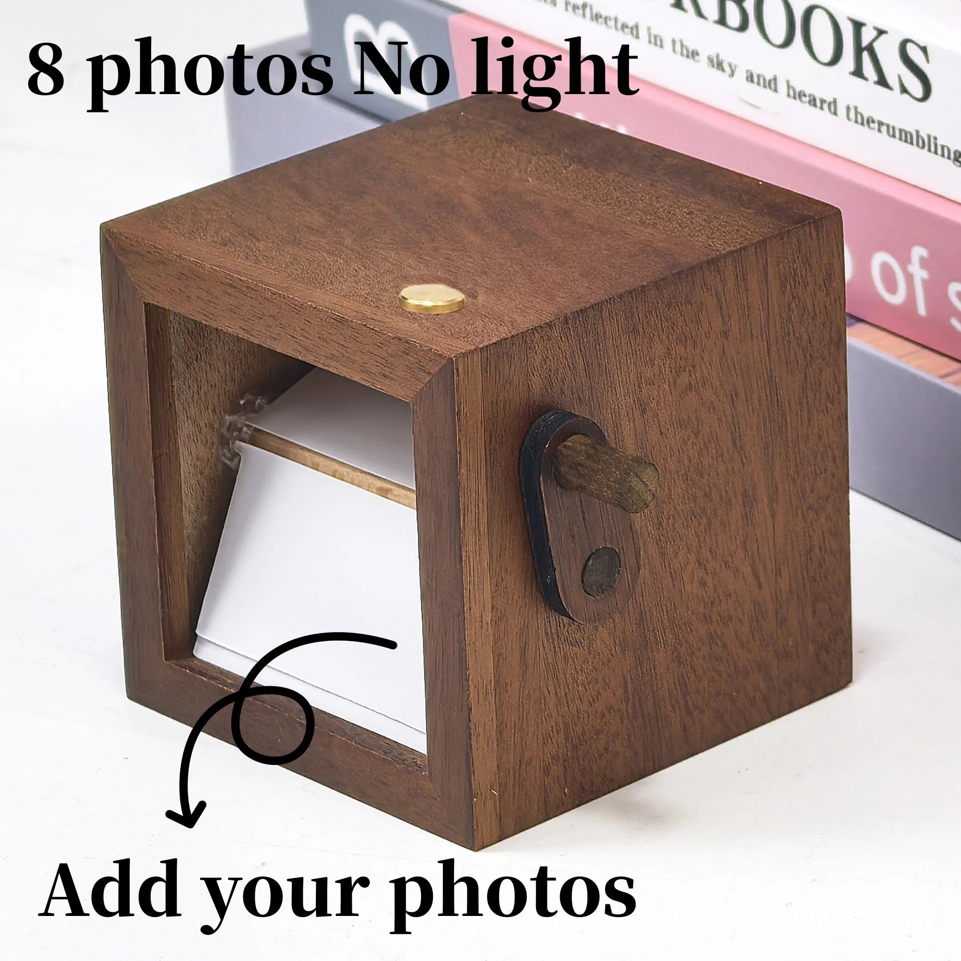 Personalized Photo Flip Book Frame with Light