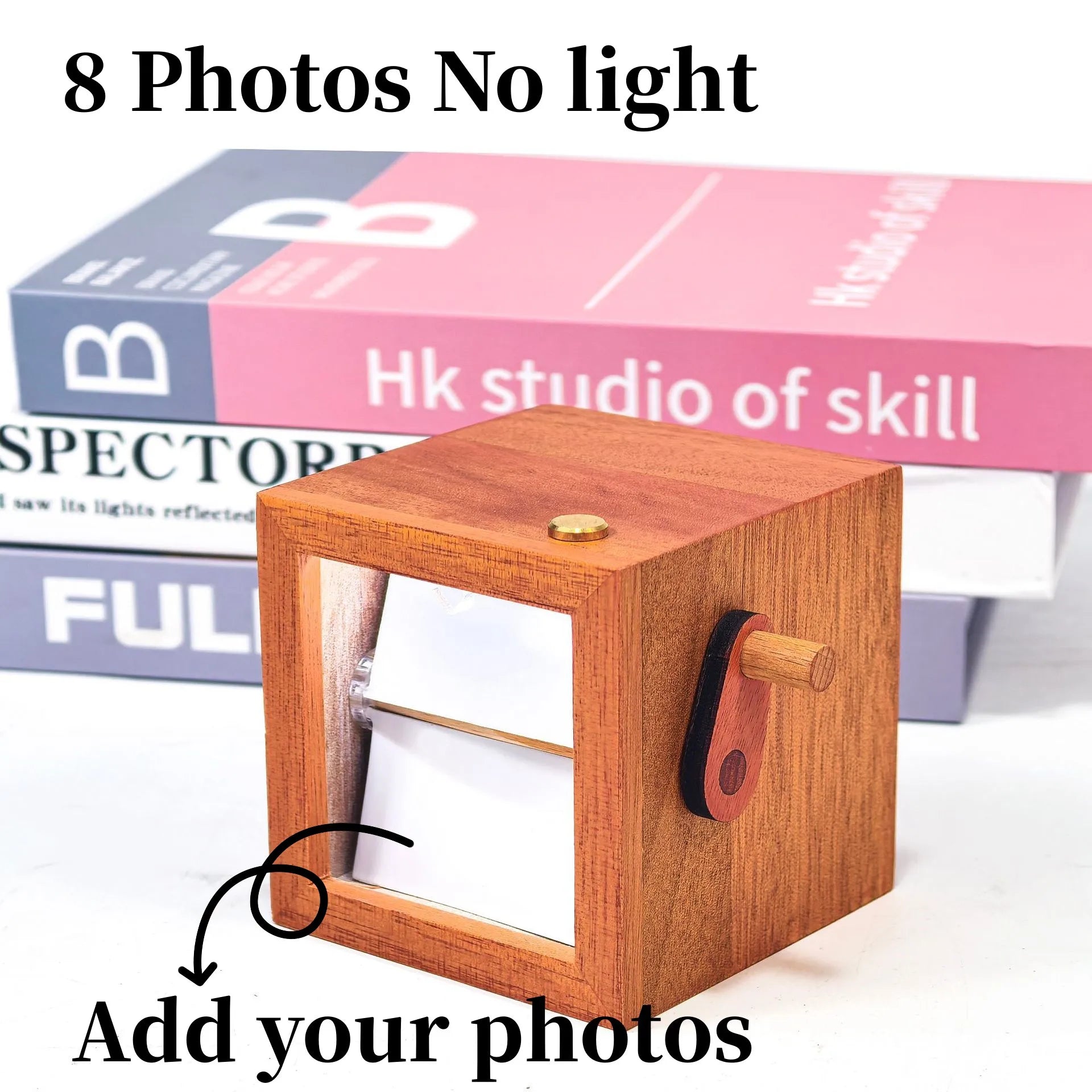 Personalized Photo Flip Book Frame with Light