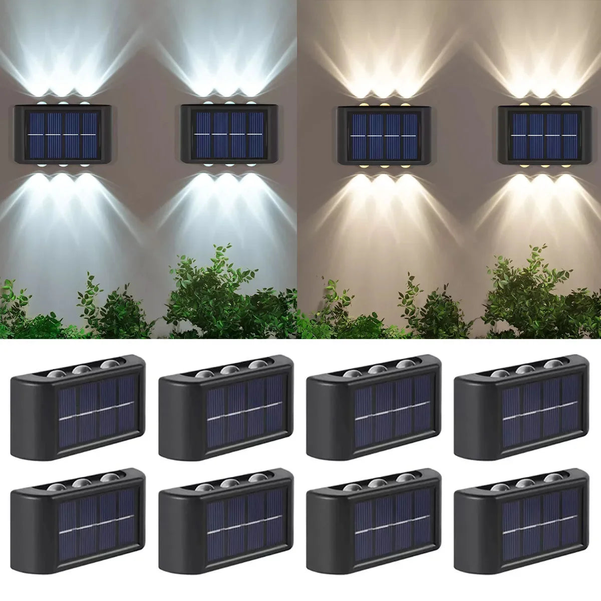 Outdoor Landscape Waterproof Solar Led Wall Lights