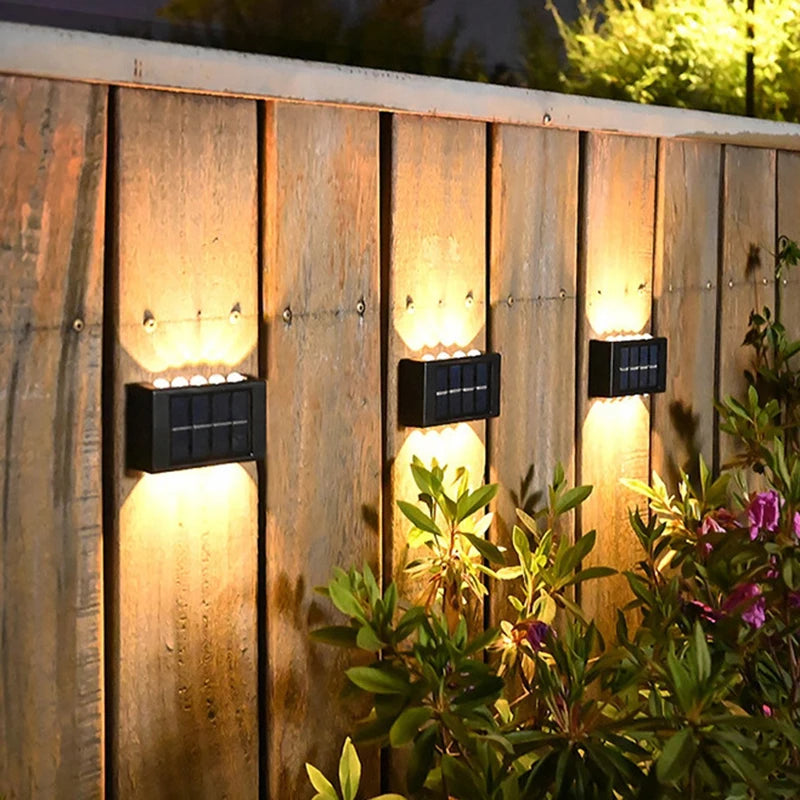 Outdoor Landscape Waterproof Solar Led Wall Lights