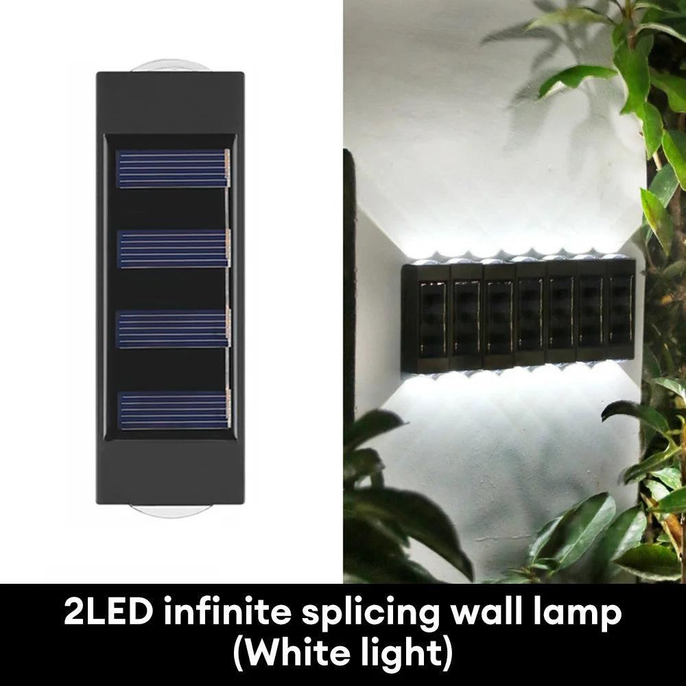 Outdoor Landscape Waterproof Solar Led Wall Lights
