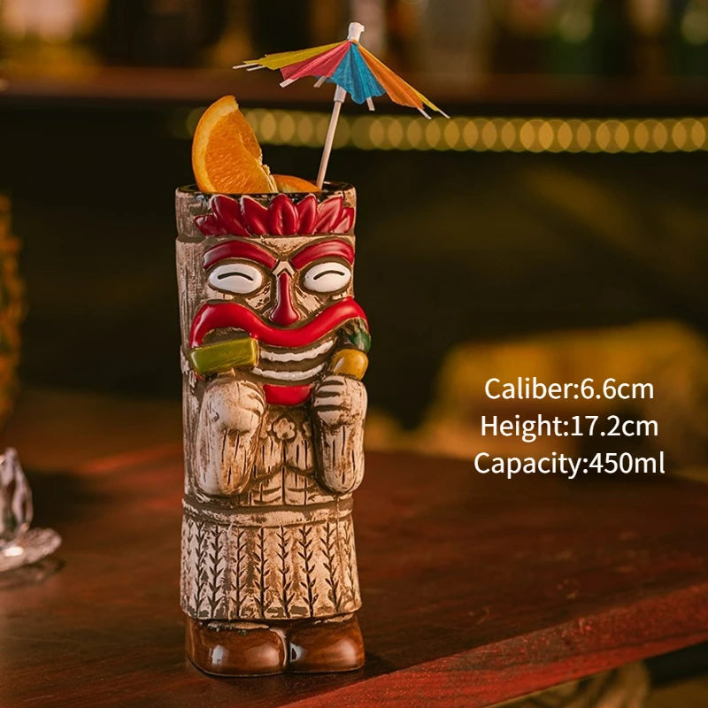 Hawaiian Exotic Tiki Cocktail Mug