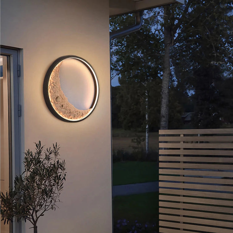 Modern Moonscape LED Wall Mounted Corridor Light