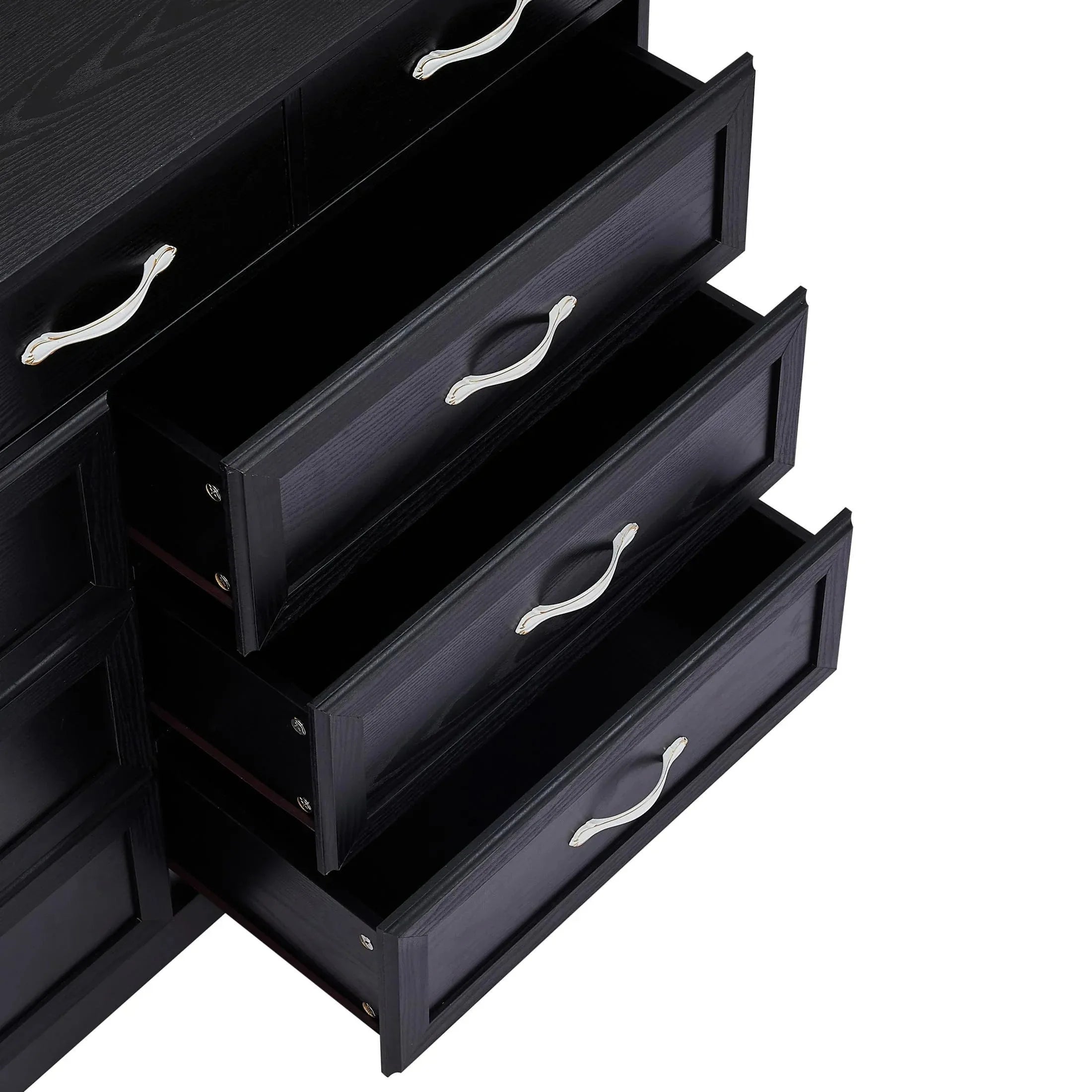 9 Chest of Drawers White Wooden Bedroom Dresser