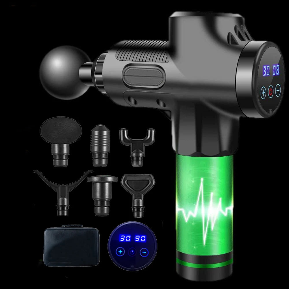 30 Level Muscle Relax Electric Percussion Pistol Body Massage Gun