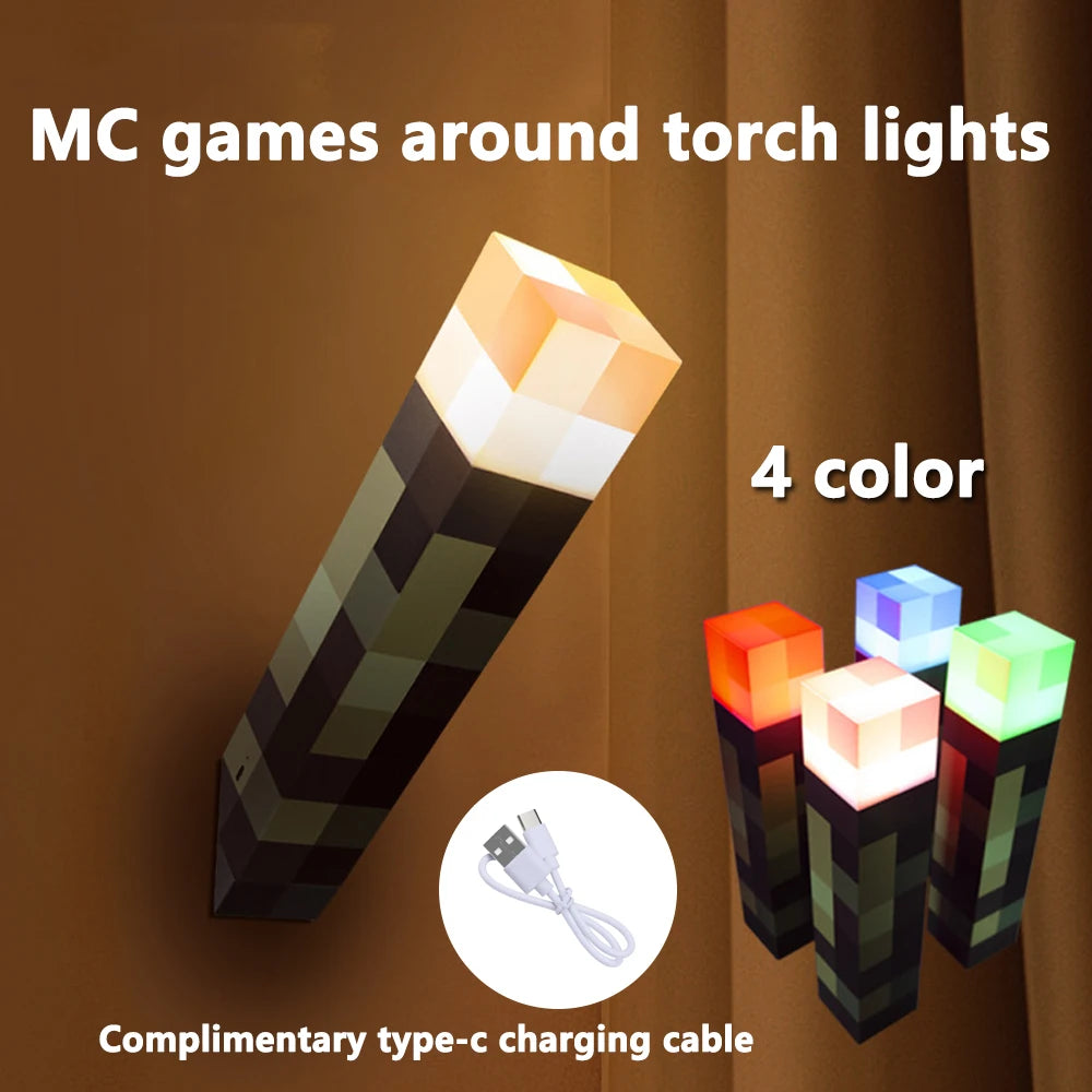MC Game Torch Light USB Rechargeable LED
