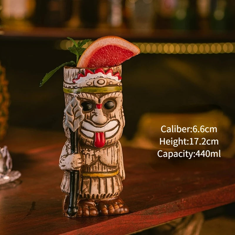 Hawaiian Exotic Tiki Cocktail Mug