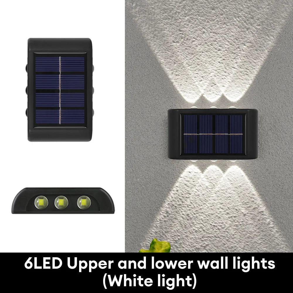 Outdoor Landscape Waterproof Solar Led Wall Lights