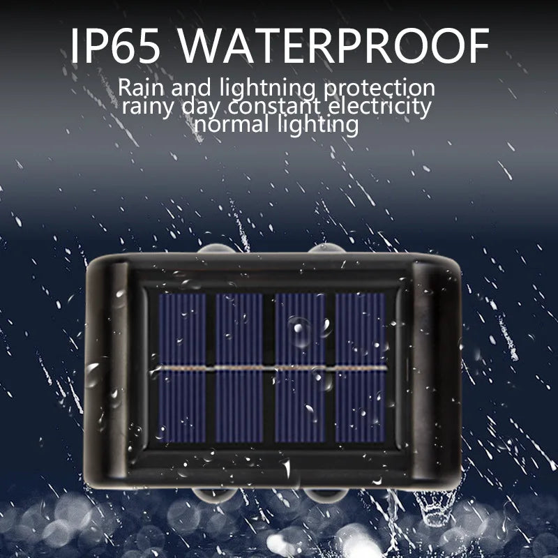 Outdoor Landscape Waterproof Solar Led Wall Lights