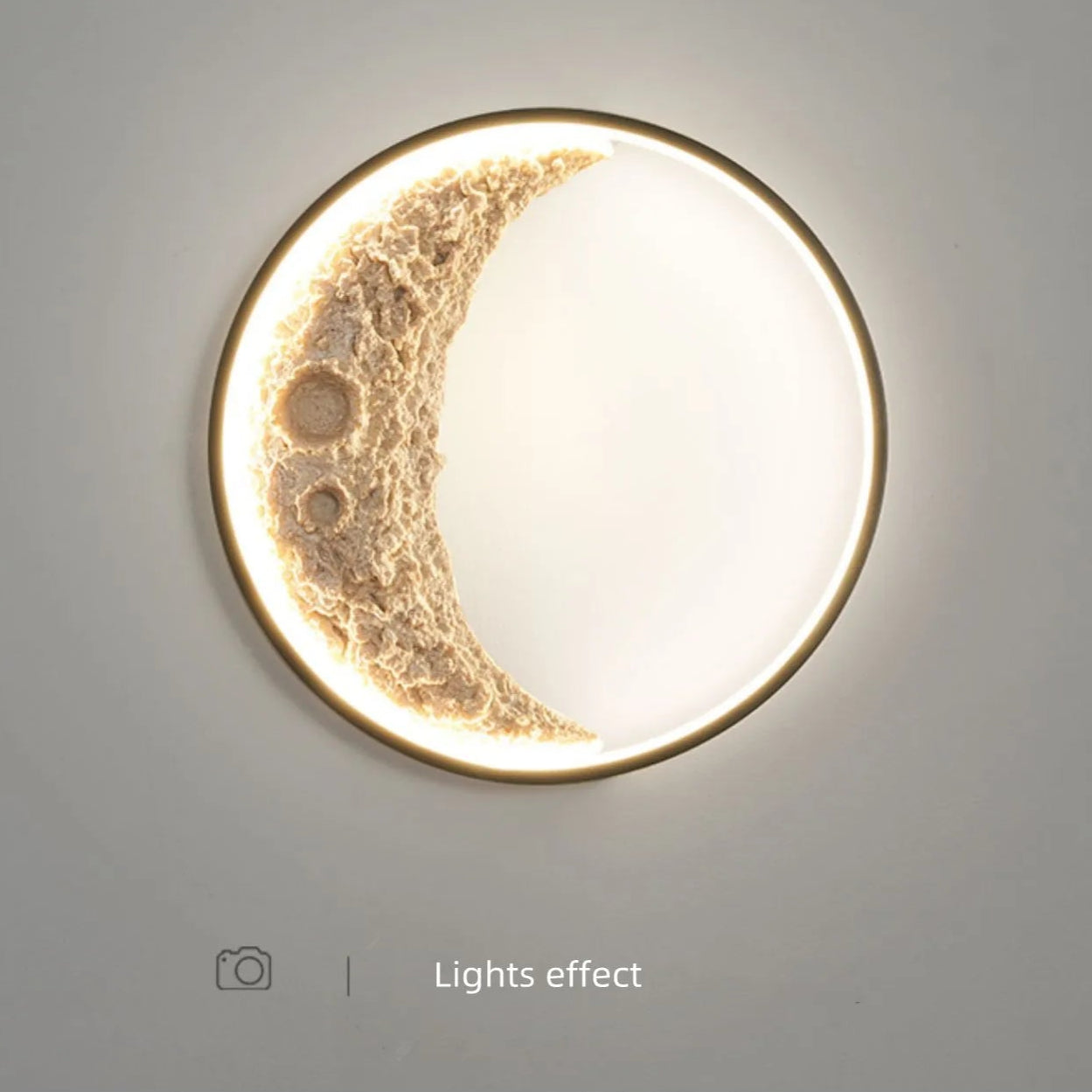 Modern Moonscape LED Wall Mounted Corridor Light