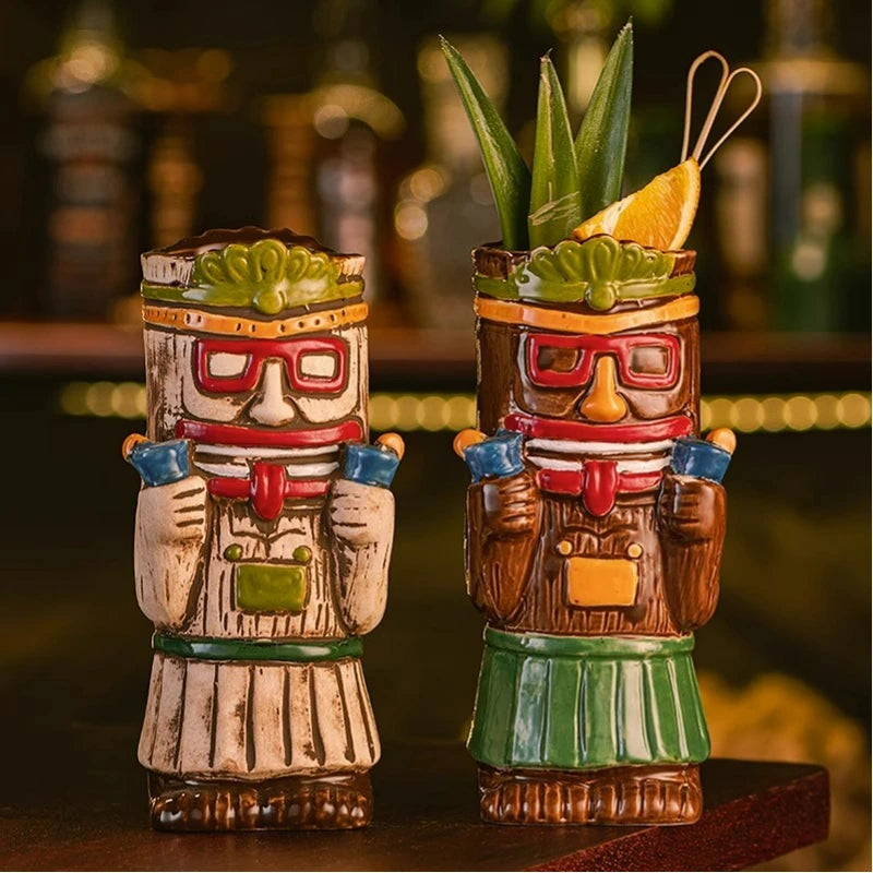 Hawaiian Exotic Tiki Cocktail Mug