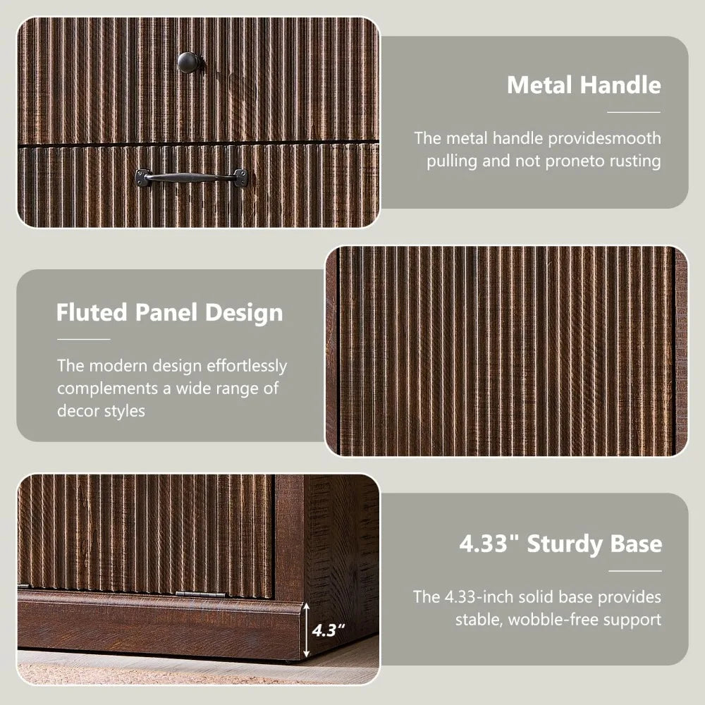 Single/Double Modern Tilt-Out Trash Cabinet Hidden Garbage
