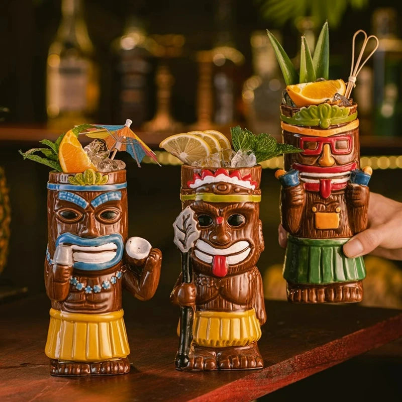 Hawaiian Exotic Tiki Cocktail Mug
