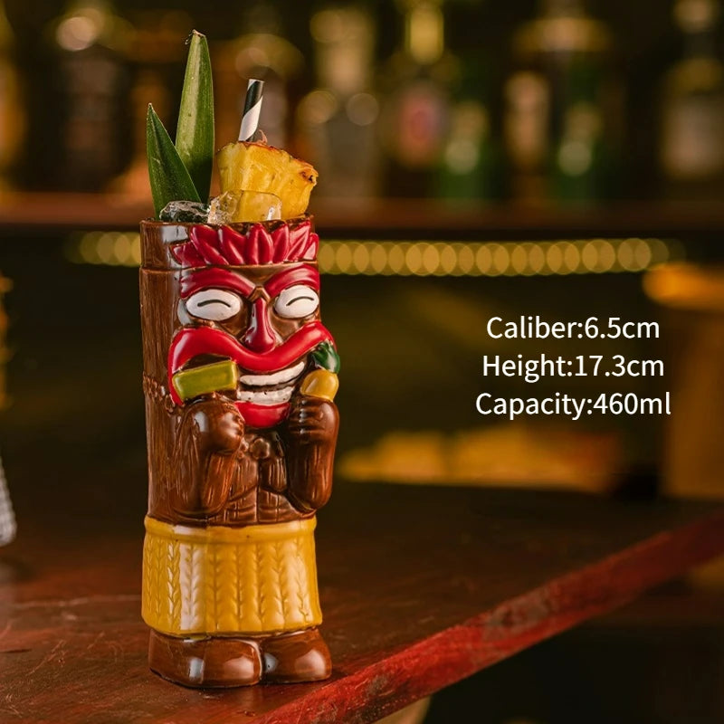 Hawaiian Exotic Tiki Cocktail Mug