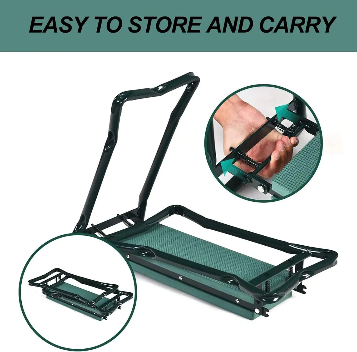 Lightweight Gardener Kneeler Bench Folding Seat