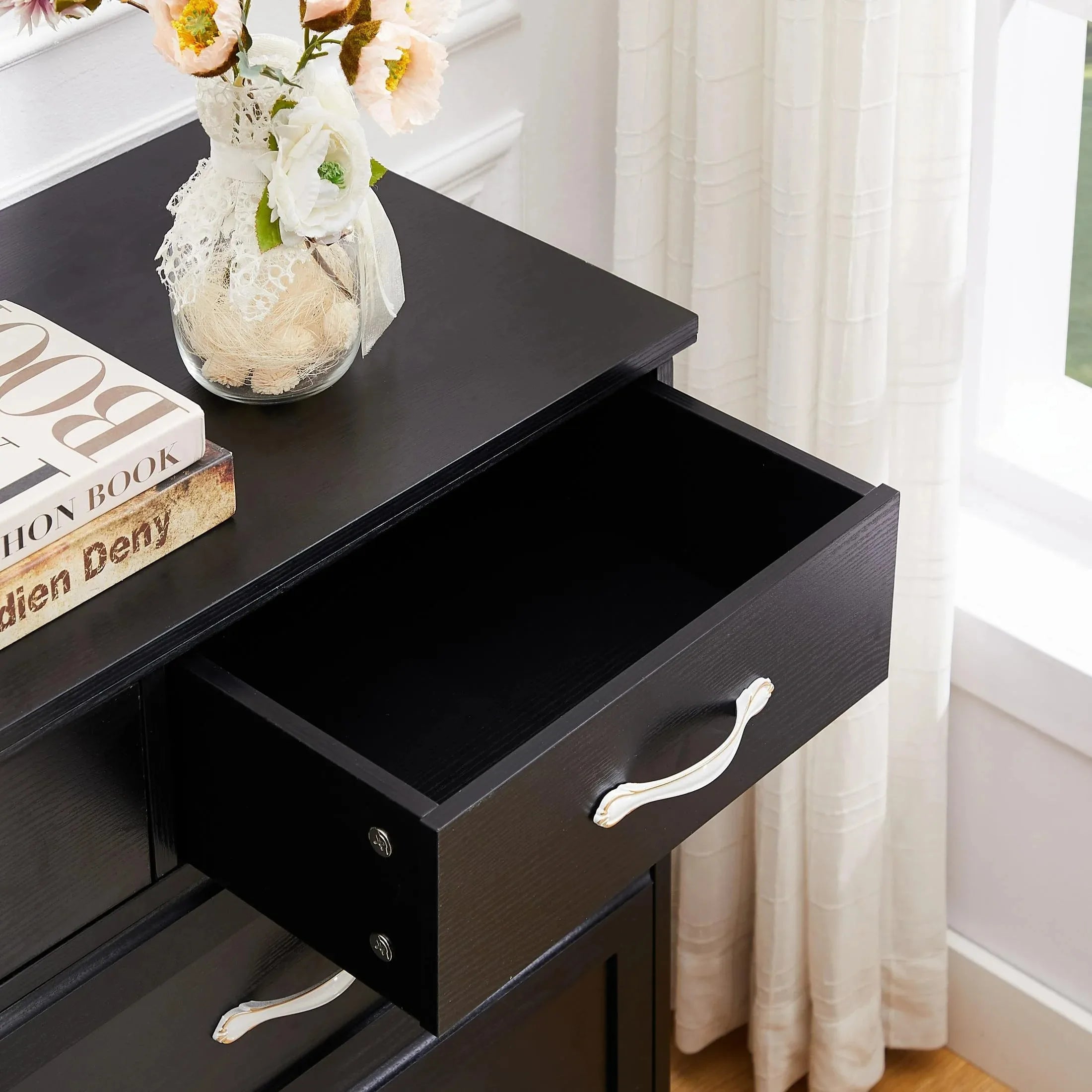 9 Chest of Drawers White Wooden Bedroom Dresser