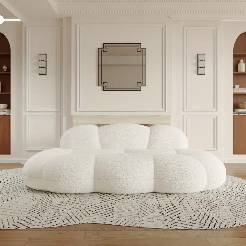 Upholstered Compressed Sofa Couch for Bedroom Living Room 