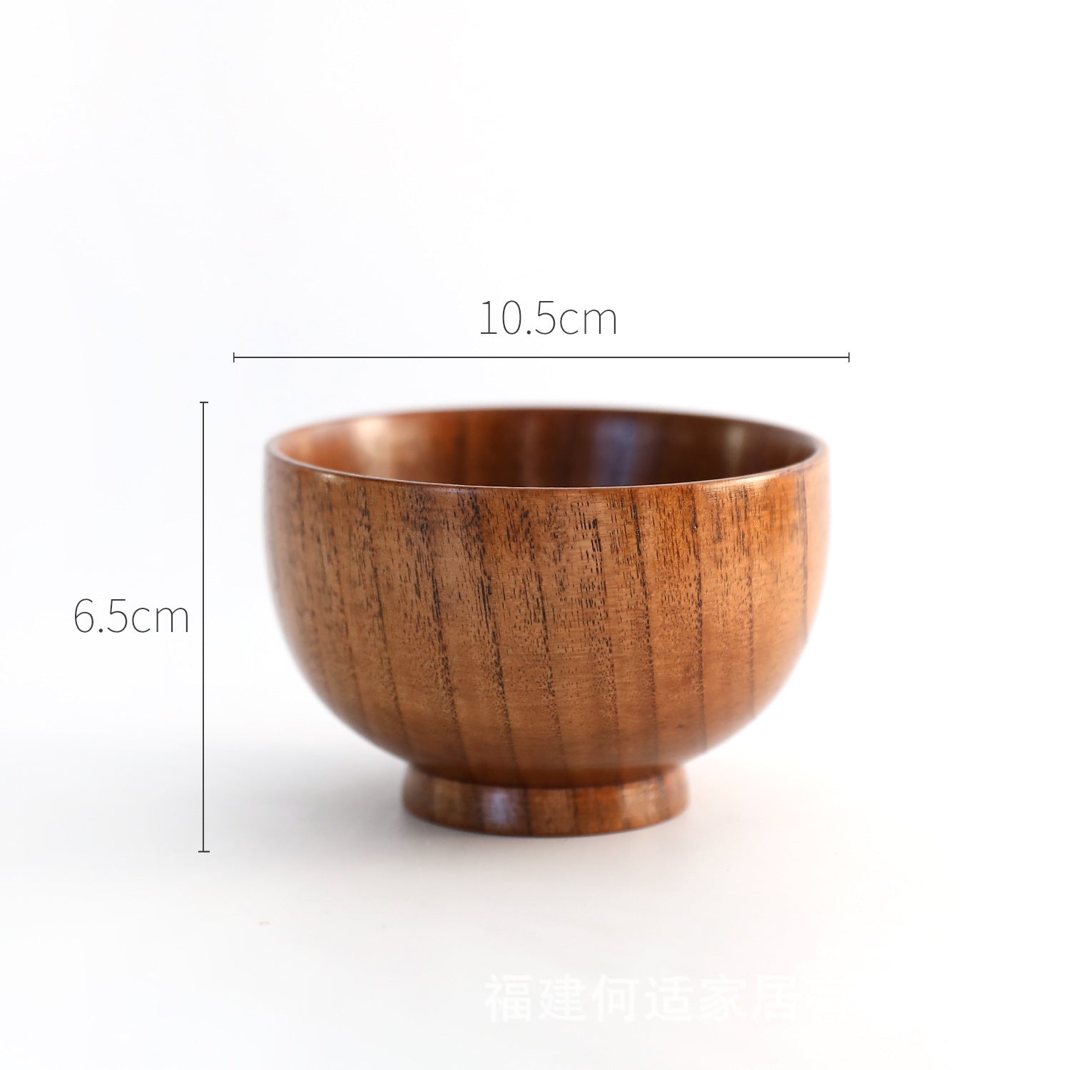 Japanese Style Wooden Rice Soup Bowl