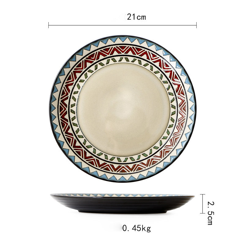 Japanese Ceramic Dinnerware Dish Plate
