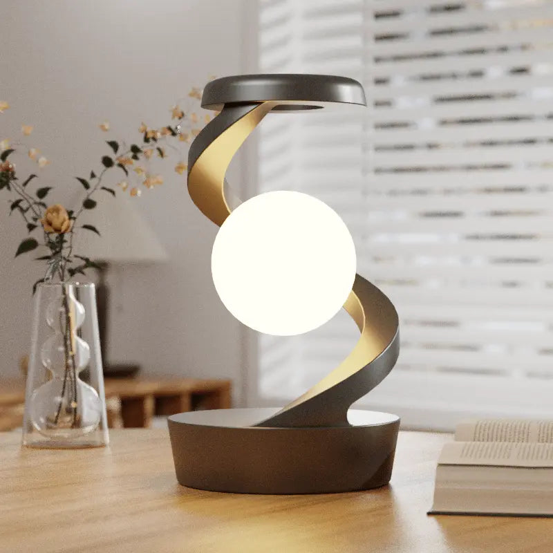 Levitation Floating Ambiance Night Light with Wireless Charging