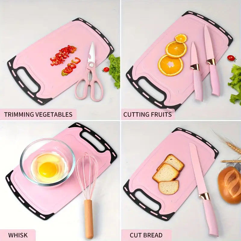 19pcs Silicone Kitchen Utensil Set With Wooden Handles