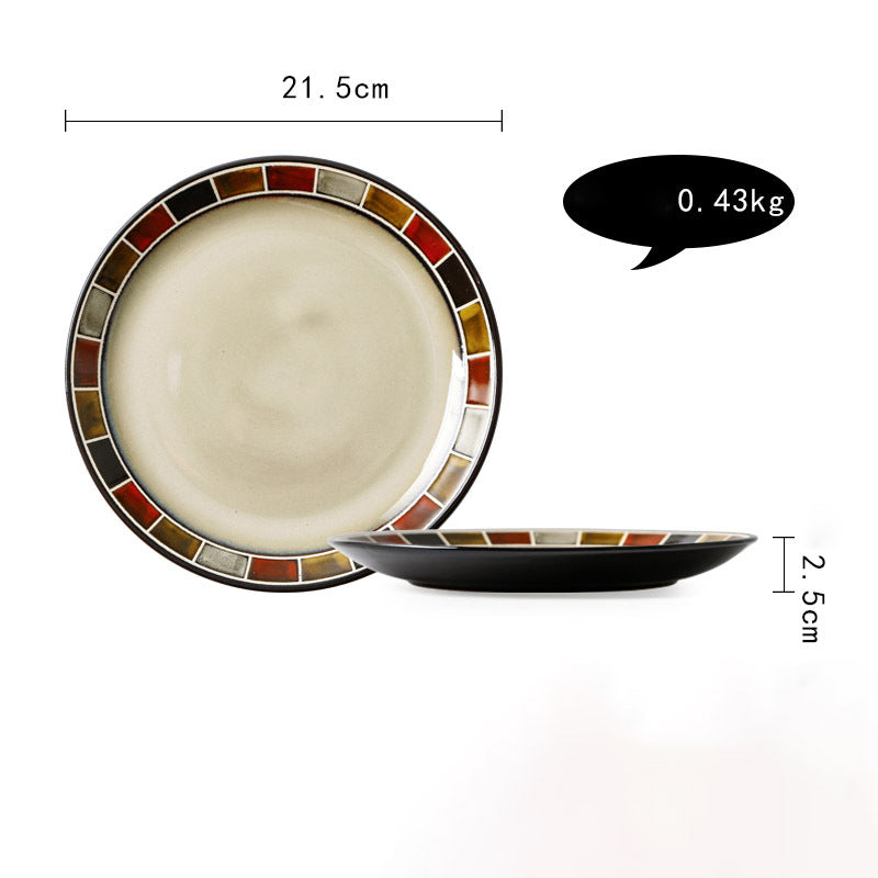 Japanese Ceramic Dinnerware Dish Plate