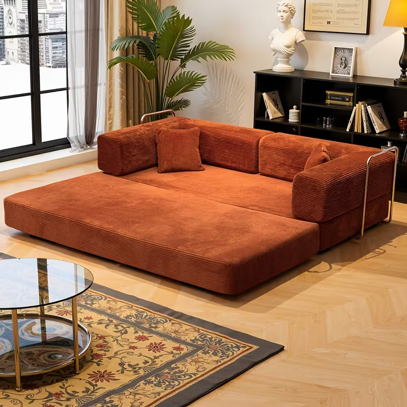 Folding Modular Convertible Sectional DIY Sofa Bed 