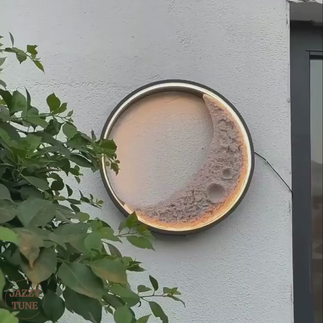 Modern Moonscape LED Wall Mounted Corridor Light
