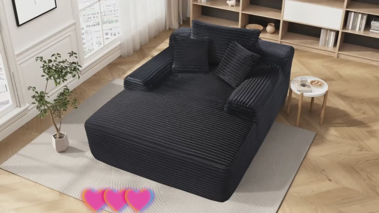 Comfy Flannel Plush Bean Bag Sofa Couch