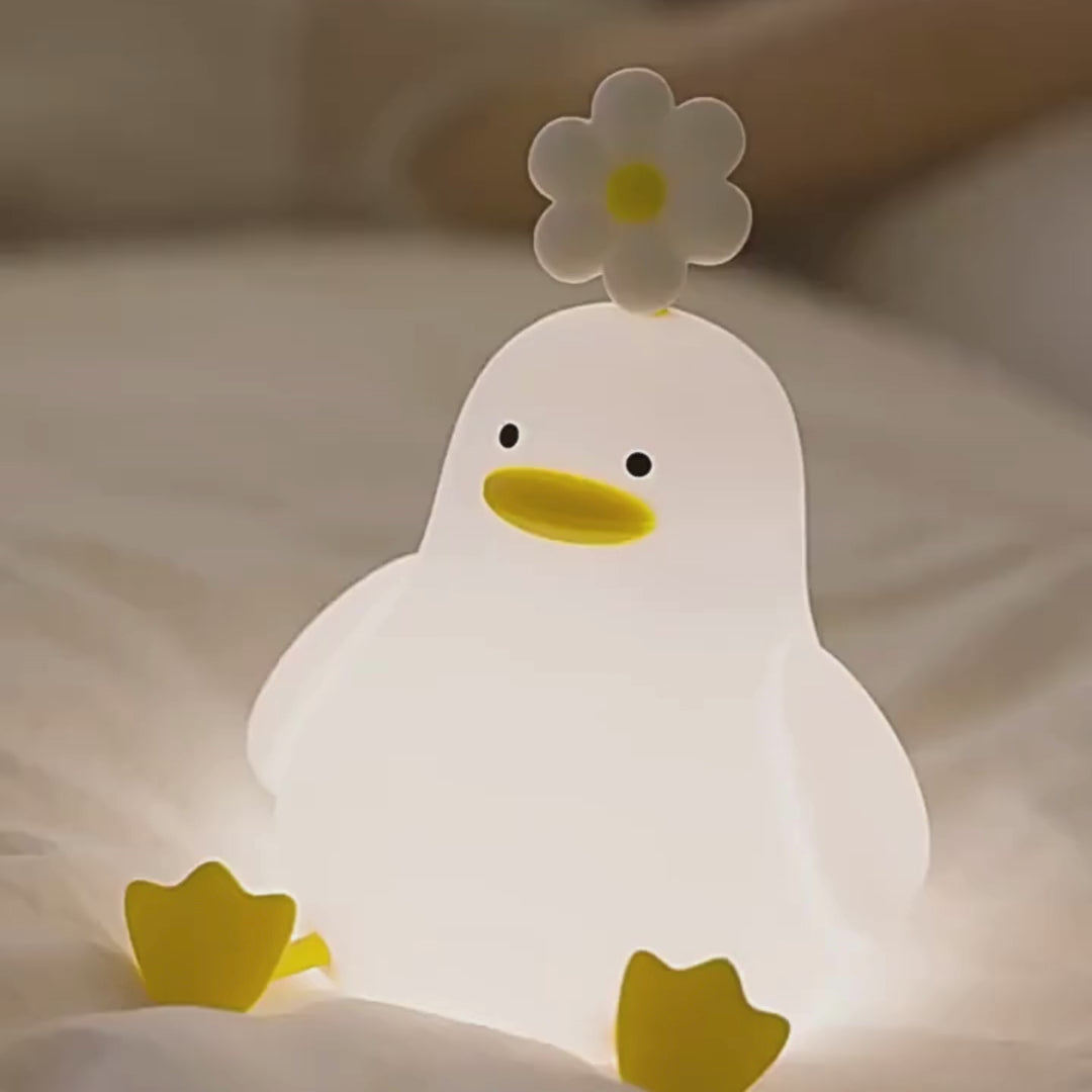 Small Duck Animal Bedside Sleeping Sensor Night Light
